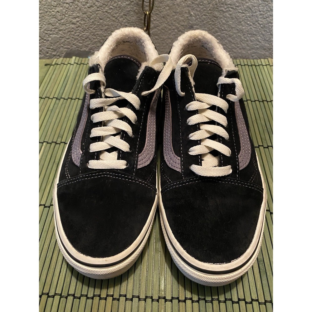 VANS Old Skool Sherpa Mule 5.5 Black And White